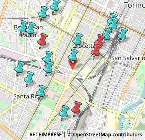 Mappa Corso Carlo e Nello Rosselli 54 fronte, 10129 Torino TO, Italia (1.161)
