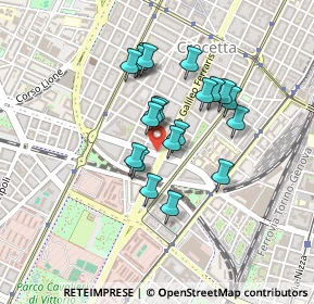 Mappa Corso Carlo e Nello Rosselli 54 fronte, 10129 Torino TO, Italia (0.3415)