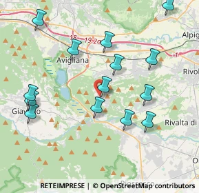 Mappa Borgata Rivata, 10090 Reano TO, Italia (4.23929)