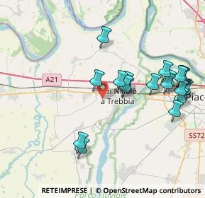 Mappa Via Lampugnana, 29010 San Nicolò PC, Italia (4.224)