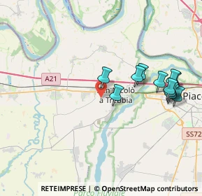 Mappa Via Lampugnana, 29010 San Nicolò PC, Italia (4.055)