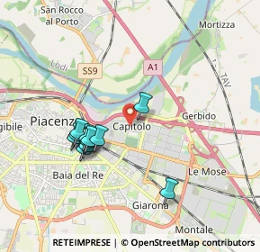 Mappa Via del Capitolo, 29122 Piacenza PC, Italia (1.65727)