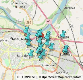 Mappa Via del Capitolo, 29122 Piacenza PC, Italia (1.433)