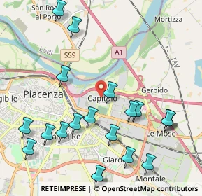 Mappa Via del Capitolo, 29122 Piacenza PC, Italia (2.503)