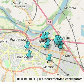 Mappa Via del Capitolo, 29122 Piacenza PC, Italia (1.30385)