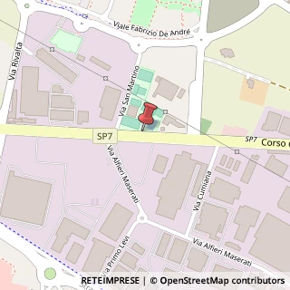 Mappa Corso Canonico Giuseppe Allamano, 55, 10095 Beinasco, Torino (Piemonte)