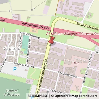Mappa Via Giuseppe Portapuglia, 8, 29122 Piacenza, Piacenza (Emilia Romagna)