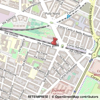 Mappa Via Tirreno, 135, 10136 Torino, Torino (Piemonte)
