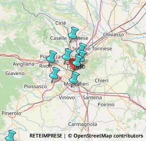 Mappa Via Achille Loria, 10128 Torino TO, Italia (13.08)