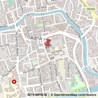 Mappa Via Francesco Bocchi, 29, 45011 Adria, Rovigo (Veneto)