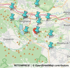 Mappa 10090 Reano TO, Italia (3.97667)