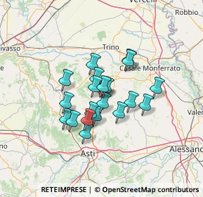 Mappa Via Senatore Ferraris, 14036 Moncalvo AT, Italia (9.5)