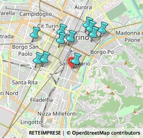 Mappa Corso Raffaello, 10125 Torino TO, Italia (1.71909)