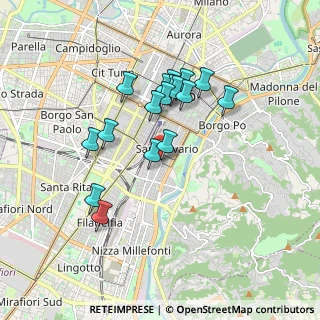 Mappa Corso Raffaello, 10125 Torino TO, Italia (1.54235)