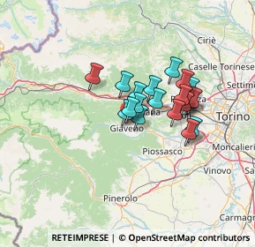 Mappa Piazza C.Daghero, 10094 Giaveno TO, Italia (9.7475)