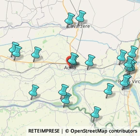 Mappa Vicolo Spirito Santo, 45100 Adria RO, Italia (9.8345)