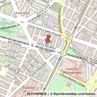 Mappa Corso Adriatico, 16, 10129 Torino, Torino (Piemonte)