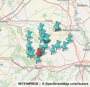 Mappa Via Cissello, 14036 Moncalvo AT, Italia (9.5325)
