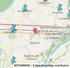 Mappa 29010 Rottofreno PC, Italia (3.77818)