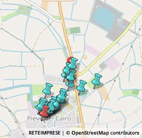 Mappa Via Pietro Barani, 27037 Pieve del Cairo PV, Italia (0.53929)