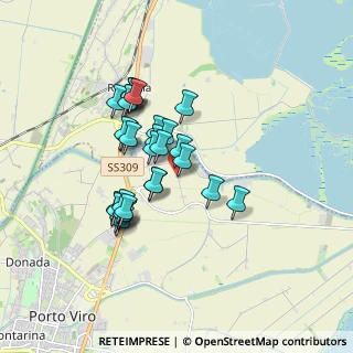 Mappa Loc. Cà Cappello, 45014 Porto Viro RO, Italia (1.46667)