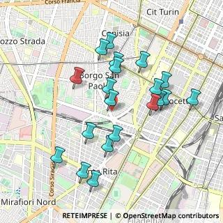 Mappa Via Airasca, 10141 Torino TO, Italia (0.9305)