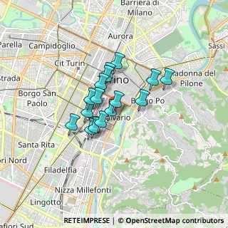 Mappa Via Ormea, 10125 Torino TO, Italia (1.1375)