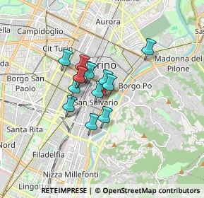 Mappa Via Ormea, 10125 Torino TO, Italia (1.09692)