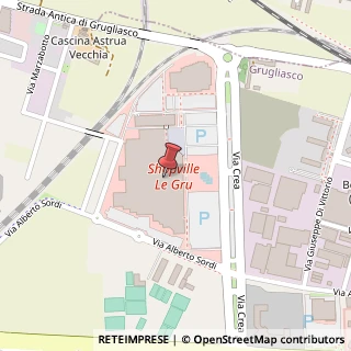 Mappa Via Crea, 10, 10095 Grugliasco, Torino (Piemonte)