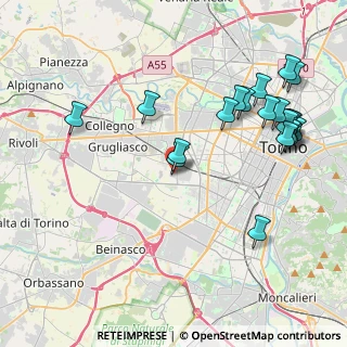 Mappa Carrefour, 10095 Grugliasco TO, Italia (4.699)