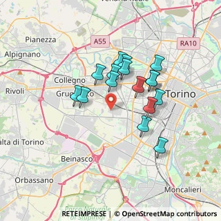 Mappa Carrefour, 10095 Grugliasco TO, Italia (2.93688)