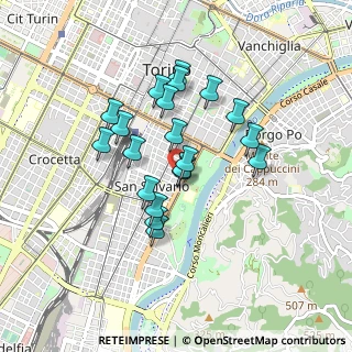 Mappa Via Giuseppe Baretti, 10123 Torino TO, Italia (0.712)