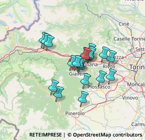 Mappa Via Trento, 10094 Giaveno TO, Italia (10.062)