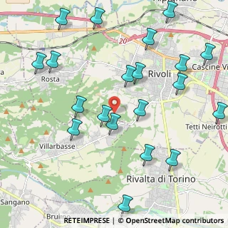 Mappa Via Pioi, 10098 Rivoli TO, Italia (2.522)