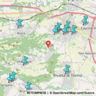 Mappa Via Pioi, 10098 Rivoli TO, Italia (2.85923)