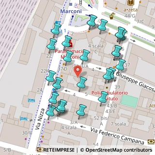 Mappa Via Emanuele Thesauro, 10125 Torino TO, Italia (0.06577)