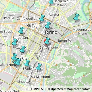 Mappa Via Emanuele Thesauro, 10125 Torino TO, Italia (2.69538)