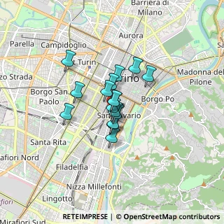 Mappa Via Emanuele Thesauro, 10125 Torino TO, Italia (0.96688)