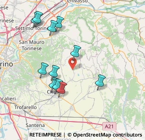 Mappa Strada del Pozzetto, 10020 Marentino TO, Italia (7.58364)