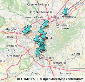 Mappa Via Gian Battista Vico, 10128 Torino TO, Italia (4.5325)