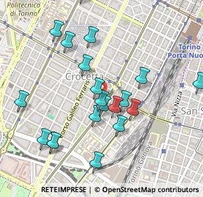 Mappa Via Gian Battista Vico, 10128 Torino TO, Italia (0.4955)