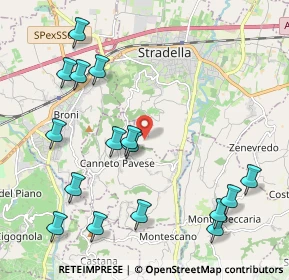 Mappa 27100 Stradella PV, Italia (2.47375)