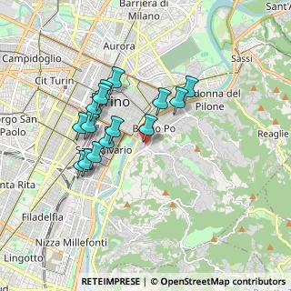 Mappa Via Crimea, 10133 Torino TO, Italia (1.55467)