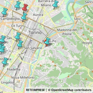 Mappa Via Crimea, 10133 Torino TO, Italia (3.55083)