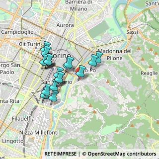 Mappa Via Crimea, 10133 Torino TO, Italia (1.577)