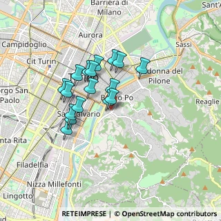 Mappa Piazza Crimea, 10133 Torino TO, Italia (1.36941)