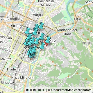 Mappa Piazza Crimea, 10133 Torino TO, Italia (1.531)