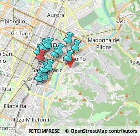 Mappa Via Crimea, 10133 Torino TO, Italia (1.41071)