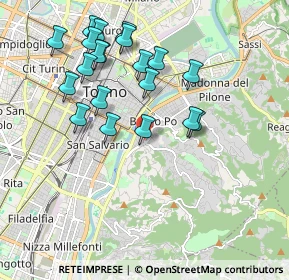 Mappa Piazza Crimea, 10133 Torino TO, Italia (1.9475)