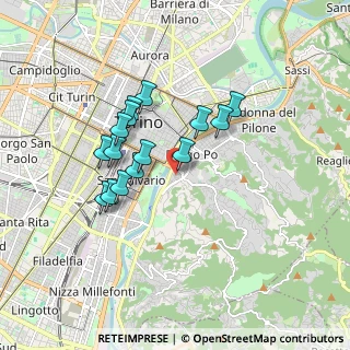 Mappa Largo Mentana, 10133 Torino TO, Italia (1.47333)